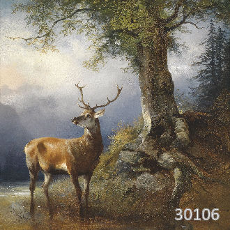 Лесной олень