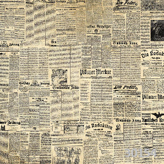 Старые газеты в сепии