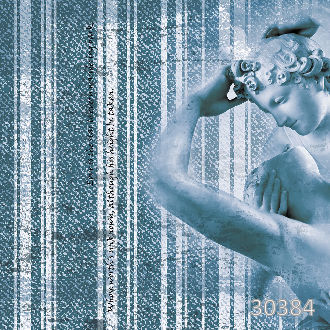 Коллаж со скульптурой пары