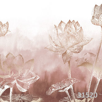 Water lily sepia