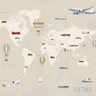 Карта с транспортом