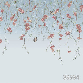 Delicate flowers blue