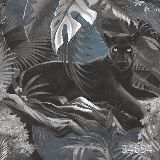 Panther in the jungle